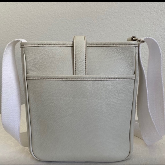 Vintage Burberry, Authentic,off white, leather crossbody bag.*Posh Authenticate* - Picture 6 of 6